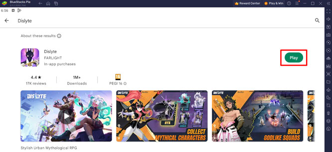 Dislyteをインストール